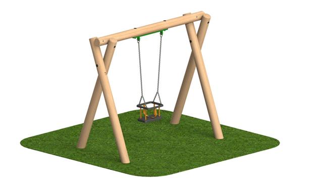 2m Timber Swing 1